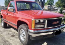 5k-Mile 1989 GMC Sierra K1500 SLE Sportside Z71 4×4 Up for Auction