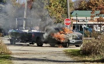 Ford F-150 PowerBoost® Hybrid Catches Fire, Driver Escapes