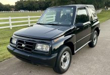 Rare 1998 Chevrolet Tracker Convertible 4×4 with 13k Miles