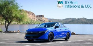 2026 Nissan Sentra Wins Wards 10 Best Interiors & UX, Praised for Premium Features at $22,600 Blue 2026 Nissan Sentra sedan parked by a scenic lakeside with mountains and desert landscape in the background under clear…